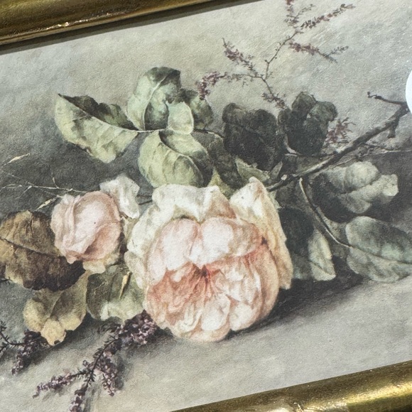 Ornate Gold 4x6 Picture Frame with Floral Still Life Print - Picture 8 of 12